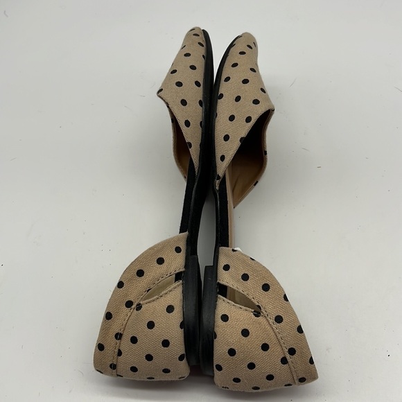 Gap Tan with Black Polka Dot Flats size 8 - Picture 6 of 10